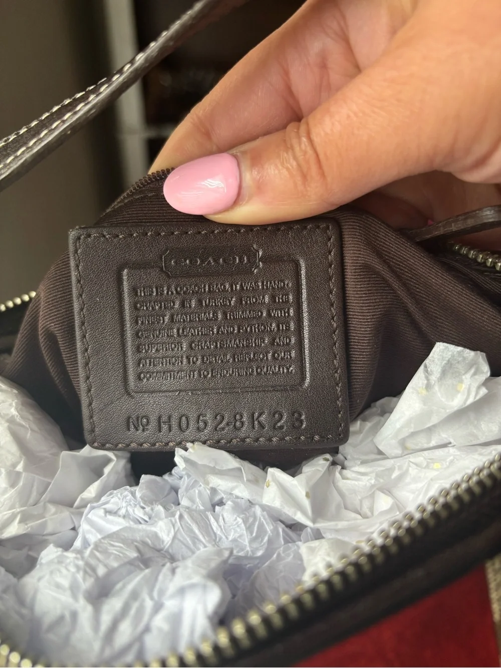 Coach may items interior